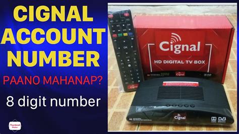 what is smart card number in cignal|cignal digital box.